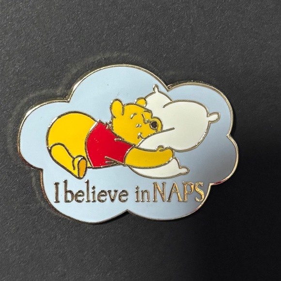 DISNEY WINNIE THE POOH NAPPING PIN - Picture 1 of 1